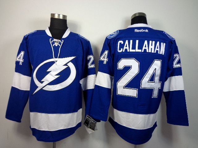 NHL Tampa Bay Lightning #24 Callahan Blue Jersey
