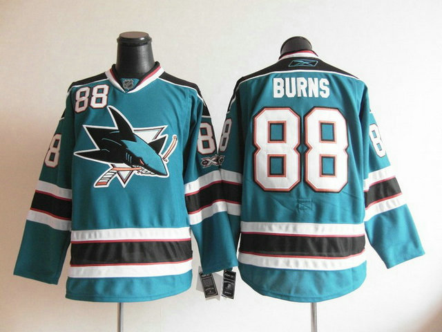 NHL San Jose Sharks #88 Burns Green Jersey