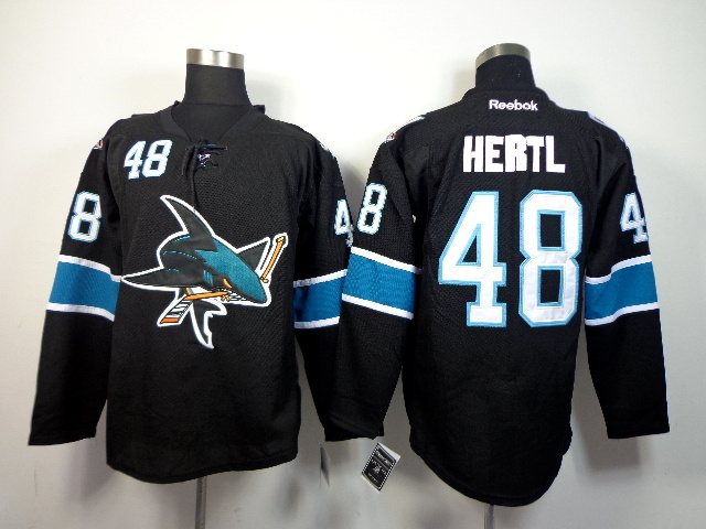 NHL San Jose Sharks #48 Hertl Black Jersey