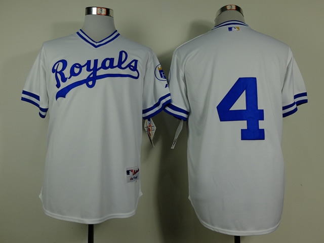 MLB Kansas City Royals 1974 Alex Gordon Turn Back The Clock Jersey