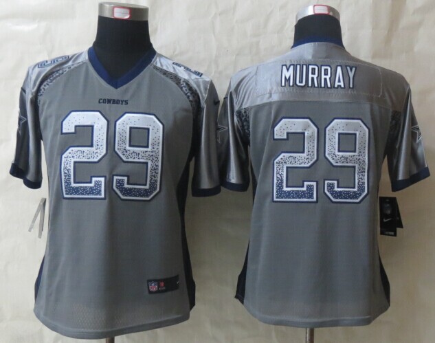 Women 2014 New Nike Dallas cowboys 29 Murray Drift Fashion Grey Elite Jerseys