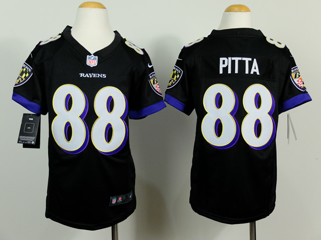 Nike NFL Baltimore Ravens #88 Pitta Black Youth Jersey
