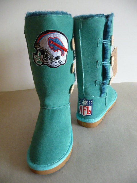 NFL Buffalo Bills Green Color Women High Boots