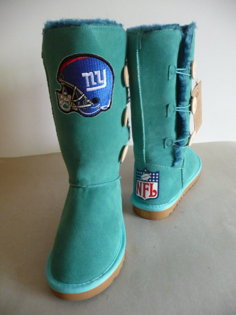 NFL New York Giants Green Color Women Boots