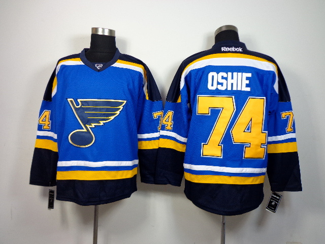 NHL St.Louis Blues #74 Oshie Blue Jersey