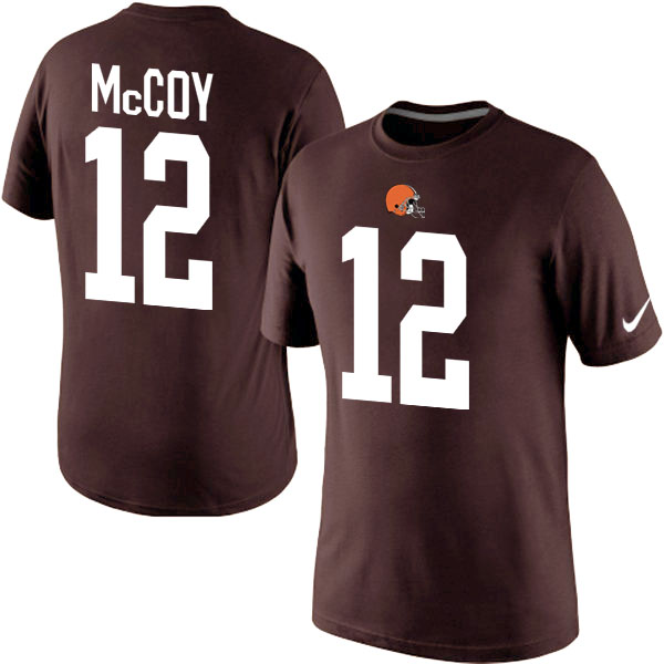 NFL Cleveland Browns #2 Manziel Brown Color T-Shirt