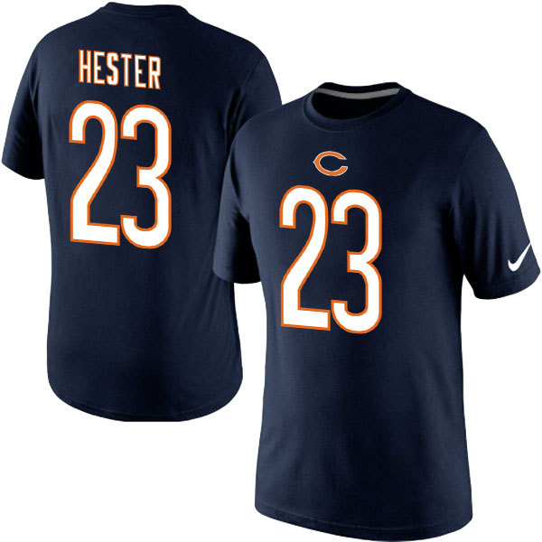 NFL Chicago Bears #23 Hester Blue Color T-Shirt