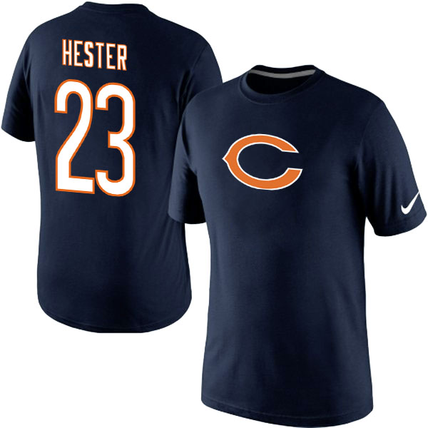 NFL Chicago Bears #23 Hester Blue T-Shirt