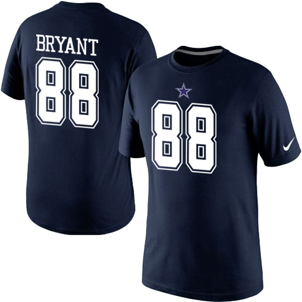 NFL Dallas Cowboys #88 Bryant Blue T-Shirt