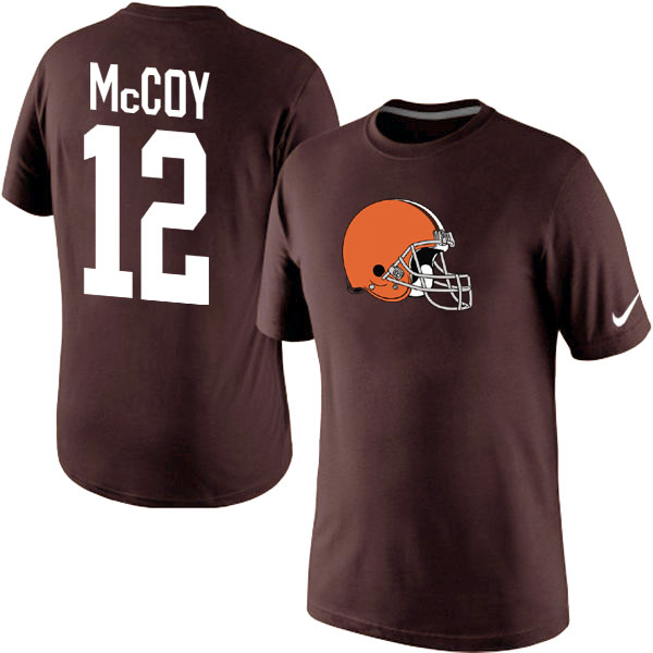 NFL Cleveland Browns #12 McCoy Browns T-Shirt