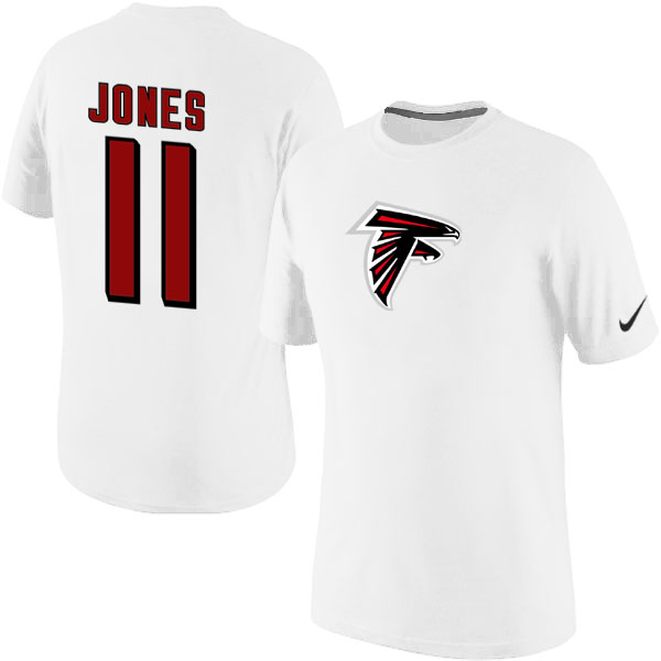 NFL Atlanta Falcons #11 Jones White T-Shirt