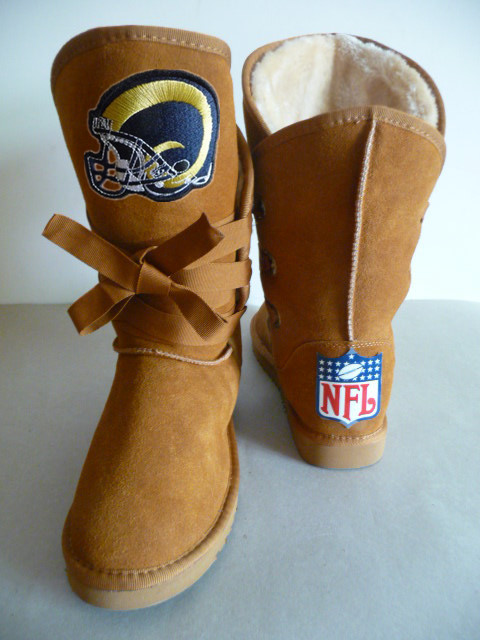 NFL St.Louis Rams Maroon Color Women Boots