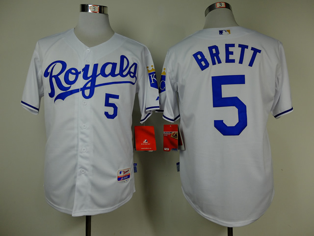 MLB Kansas City Royals #5 Brett White Jersey