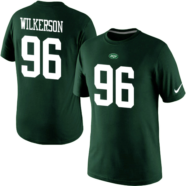 NFL New York jets #96 Wilkerson Green Color T-Shirt