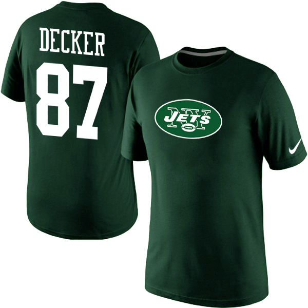 NFL New York Jets #87 Decker Green T-Shirt