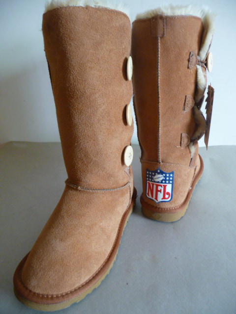 NFL Logo Women Maroon Boots