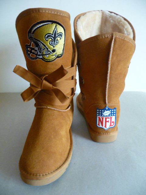 NFL New Orleans Saints Maroon Color Women Boots