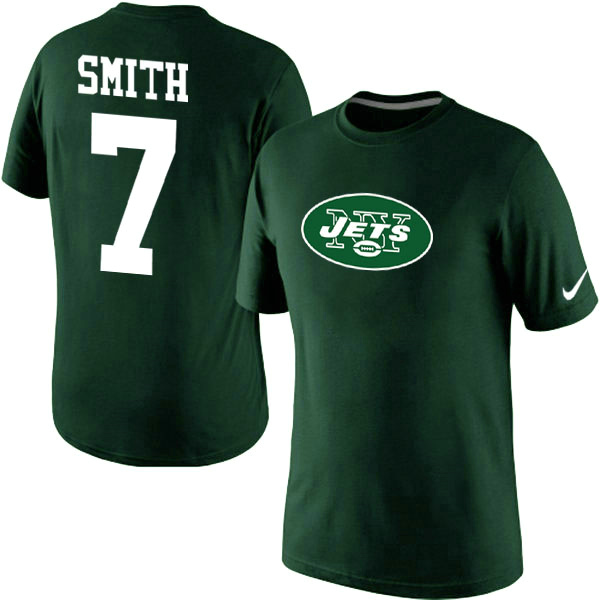 NFL New York Jets #7 Smith Green T-Shirt