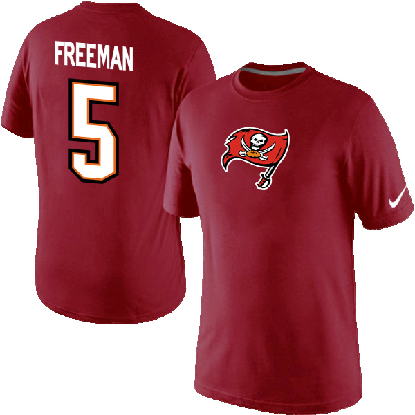 NFL Tampa Bay Buccaneers #5 Freeman Red T-Shirt