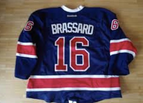 NHL New York Rangers #16 Brassard Blue Jersey