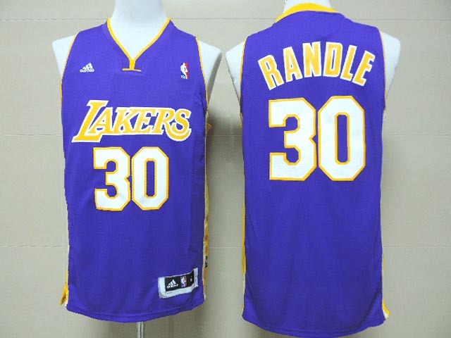 NBA Los Angeles Lakers #30 Randle Purple Jersey