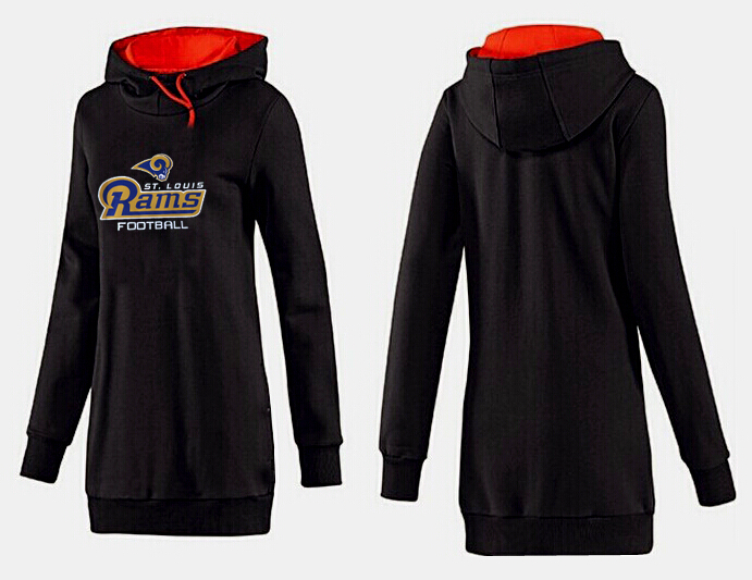 Nike St. Louis Rams Womens All Time Performance Hoodie Black Color