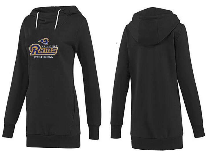 Nike St. Louis Rams Womens All Time Performance Hoodie -Black Color