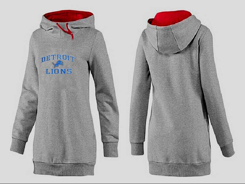 Detroit Lions Nike Womens All Time Performance Grey Hoodie