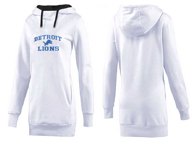 Detroit Lions Nike Womens All Time Performance Hoodie--White