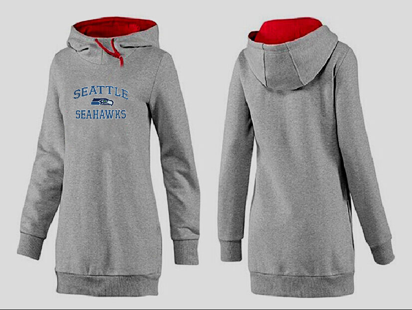 Seattle Seahawks Nike Womens All Time Performance Hoodie Grey Color