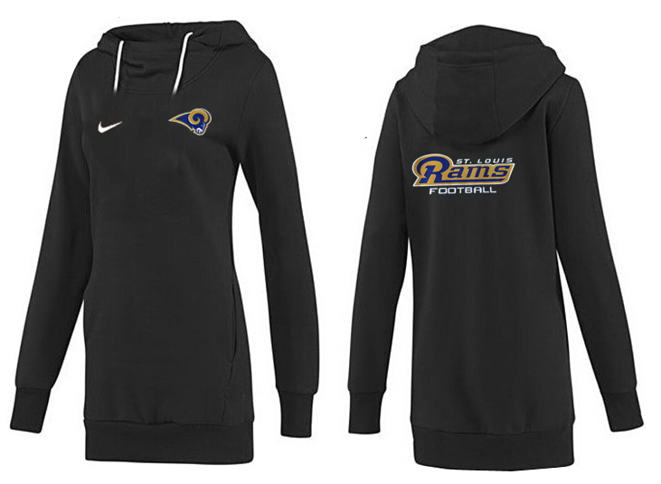 Nike St. Louis Rams Womens All Time Performance Hoodie Black