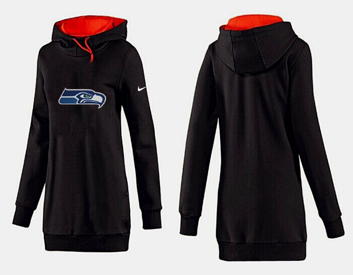 Seattle Seahawks Nike Womens All Time Performance Hoodie- black