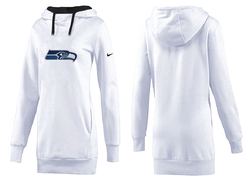 Seattle Seahawks Nike Womens All Time Performance Hoodie --White