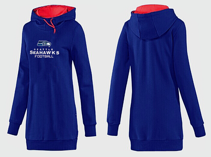 Seattle Seahawks Nike Womens All Time Performance Hoodie--Blue