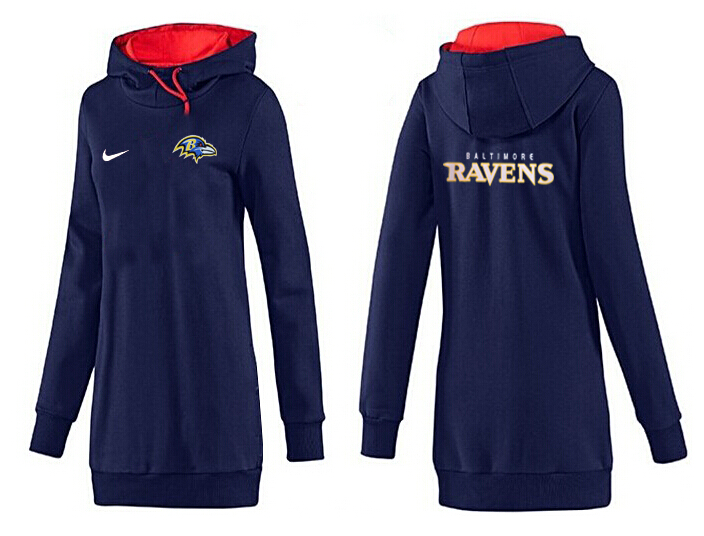 Baltimore Ravens Nike Womens All Time Performance Hoodie --D.Blue