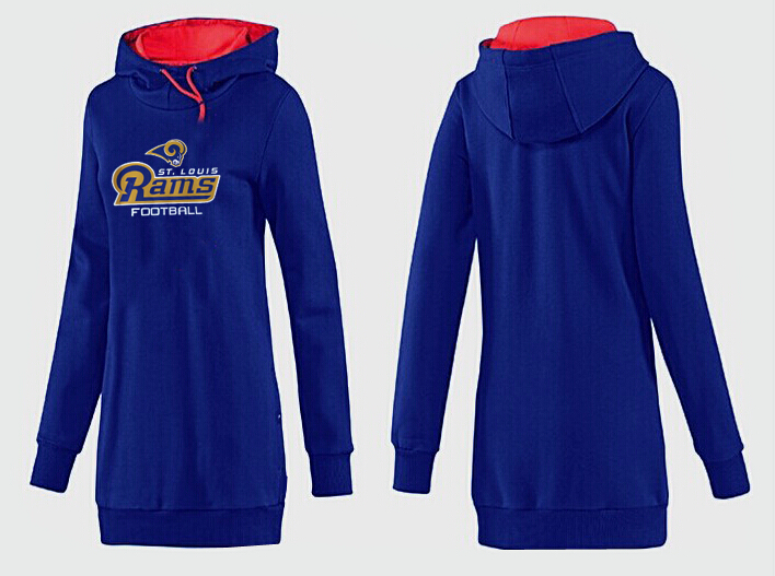 St. Louis Rams Nike Womens All Time Performance Hoodie --Blue