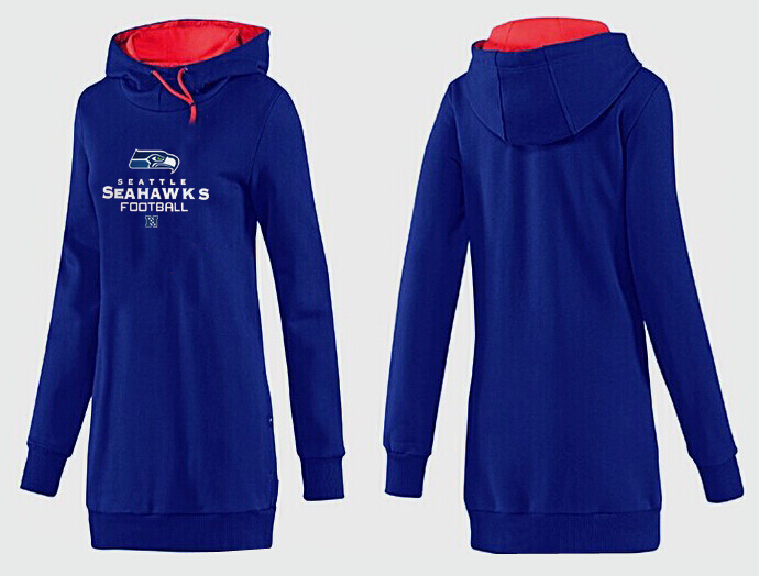 Seattle Seahawks Nike Womens All Time Performance Hoodie Blue Color