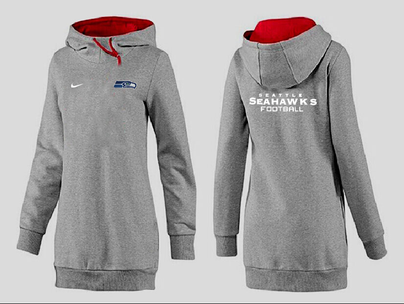 Seattle Seahawks Nike Womens All Time Performance Hoodie  -Grey Color