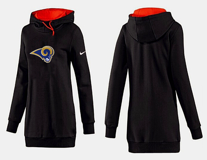 Nike St. Louis Rams Womens All Time Performance Hoodie-Black