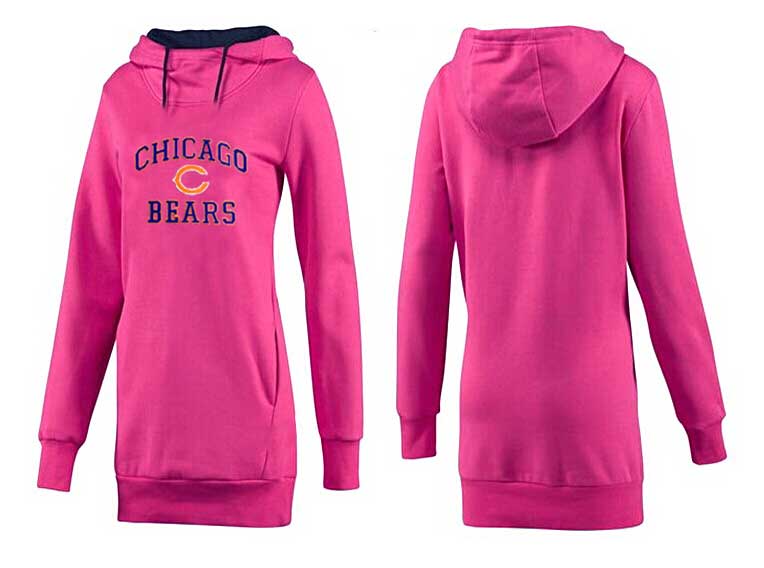 Nike Chicago Bears Womens All Time Performance Hoodie Peach