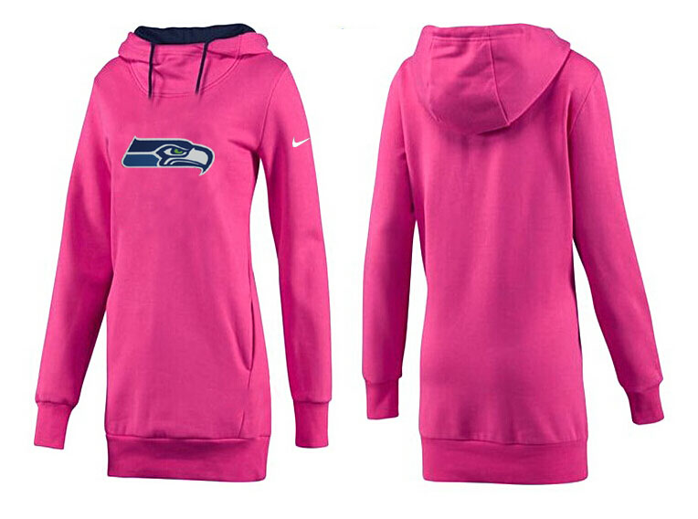 Seattle Seahawks Nike Womens All Time Performance Hoodie-Peach Color