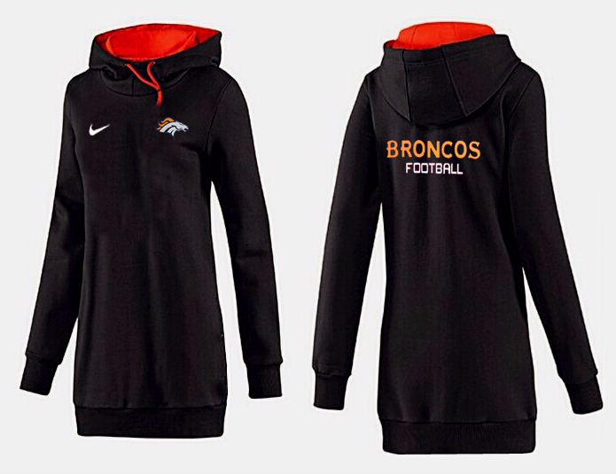 Denver Broncos Nike Womens All Time Performance Hoodie Black Color