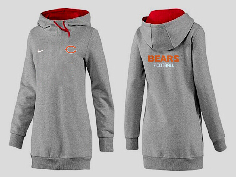 Chicago Bears Nike Womens All Time Performance Hoodie Grey