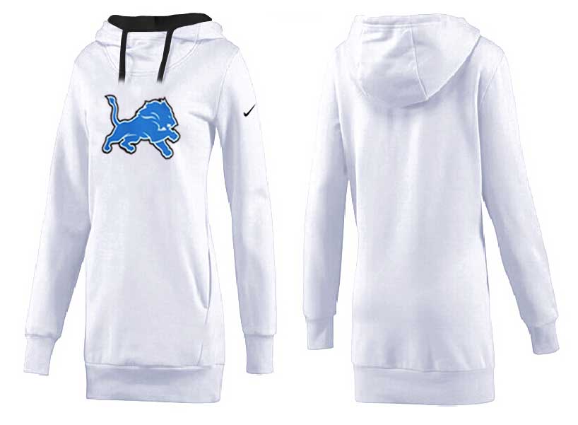 Detroit Lions Nike Womens All Time Performance Hoodie White