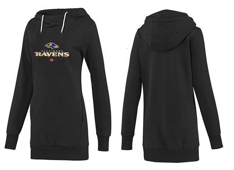 Baltimore Ravens Nike Womens All Time Performance Black Color Hoodie 