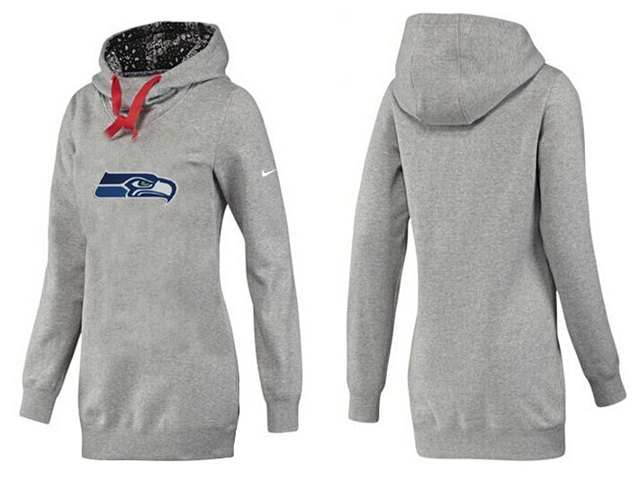 Seattle Seahawks Nike Womens All Time Performance Hoodie--Grey