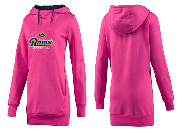 St. Louis Rams Nike Womens All Time Performance Hoodie--Peach