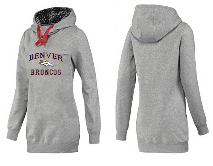 Nike Denver Broncos Womens All Time Performance Grey Color Hoodie