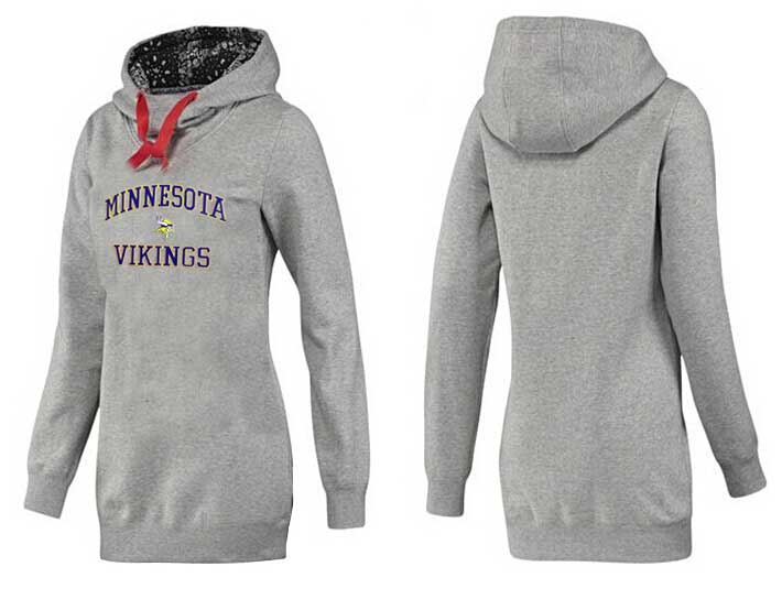 Nike Minnesota Vikings Womens All Time Performance Hoodie Grey