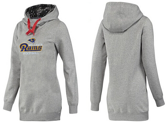 St. Louis Rams Nike Womens All Time Performance Grey Color Hoodie